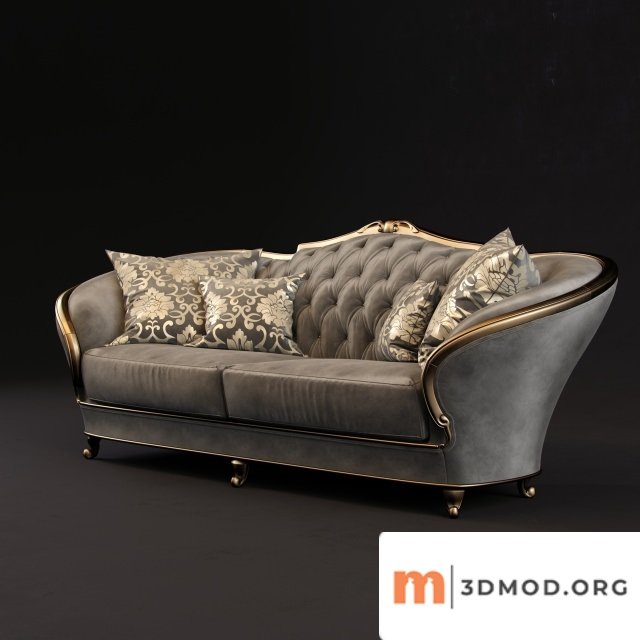 Neo Luxury Gold Sofa