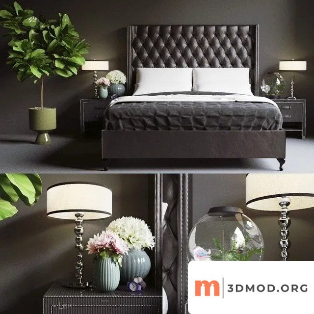 Neoclassic Luxury Bed 4