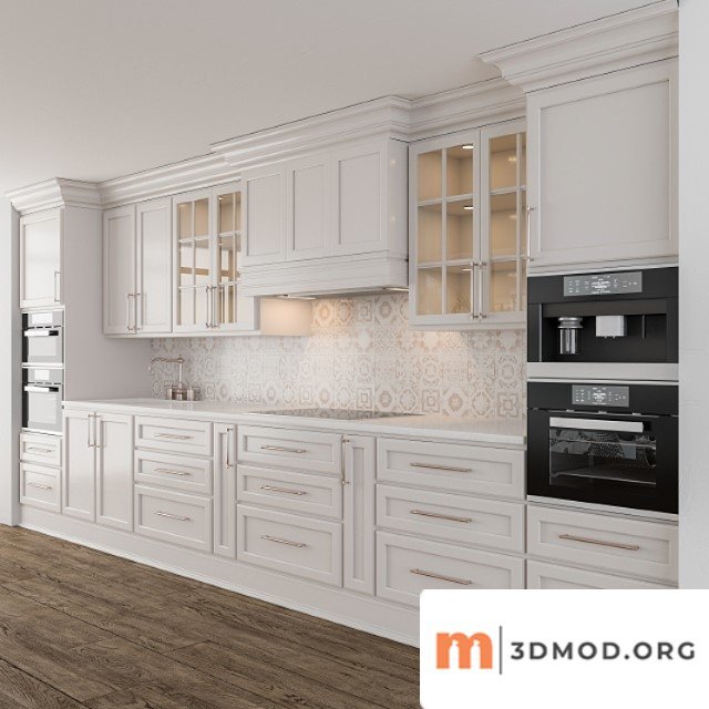 Neoclassic kitchen cream