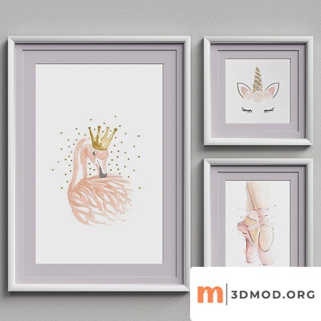 Nice picture frames set 17