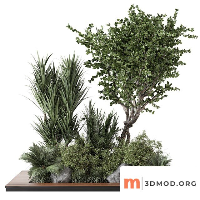 Outdoor Garden Set Bush and Tree Garden Set 499