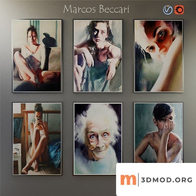 Paintings by marcos beccari
