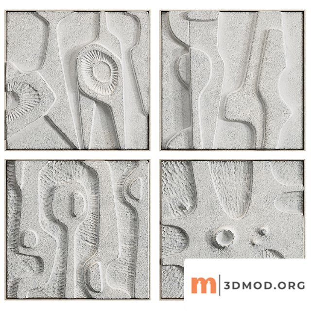 Paintings made of stone
