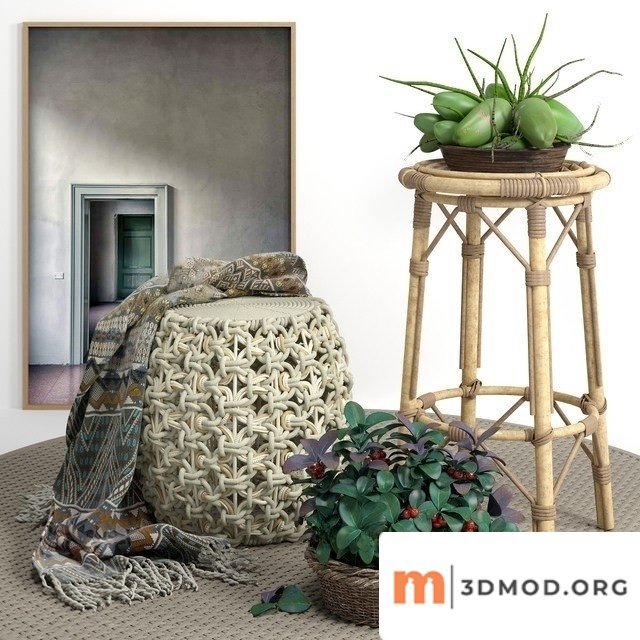 Palecek Ottoman Set