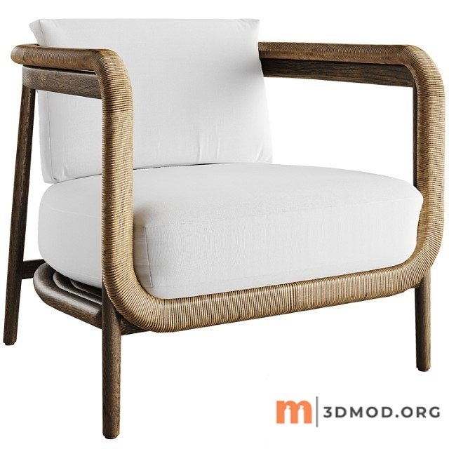 Palecek duvall lounge chair