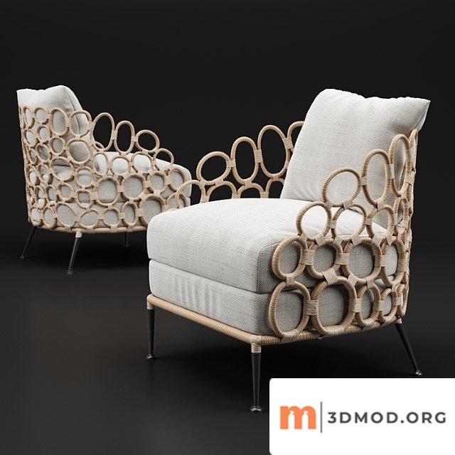 Palecek ella lounge chair
