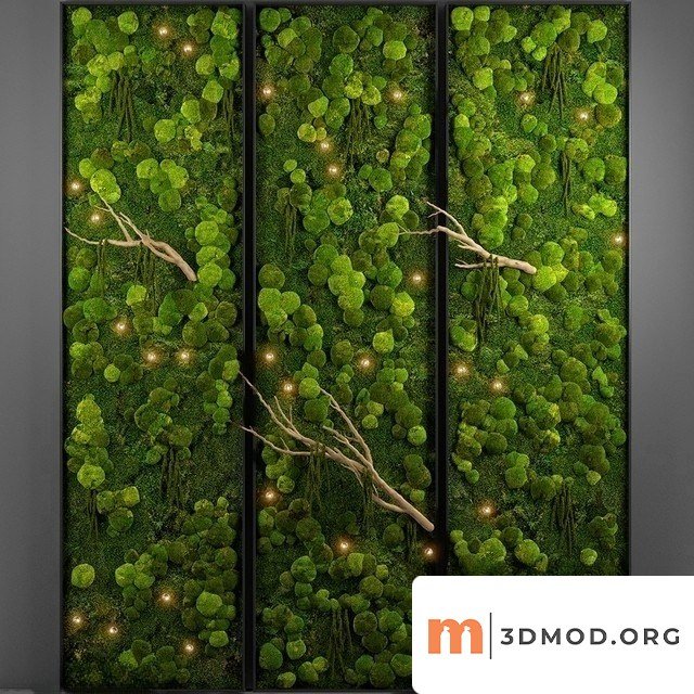 Panel Moss Wall