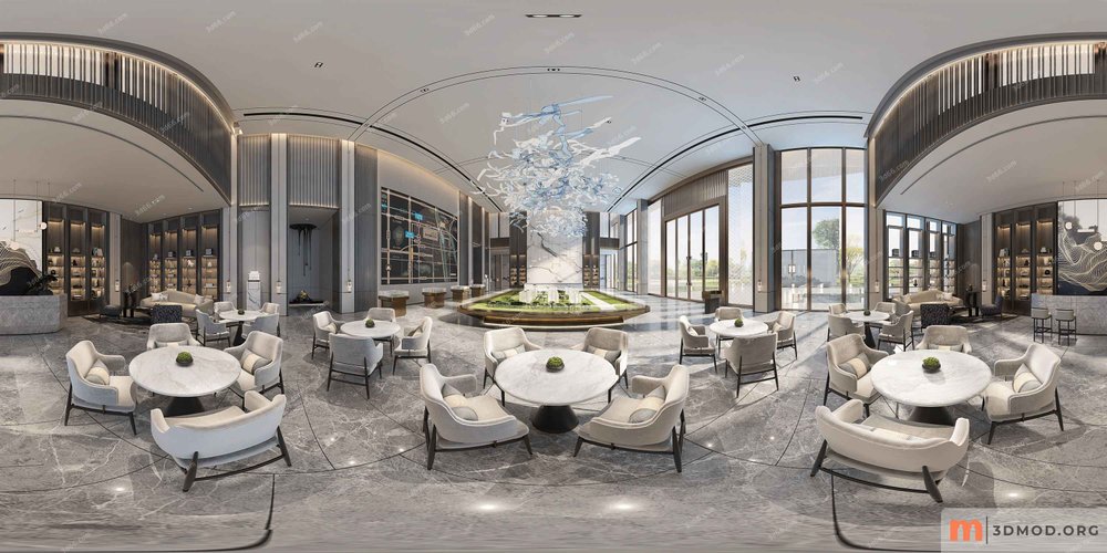 Panorama-Modern reception lounge area 457546 - vray 2021 (2)