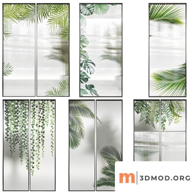 Phyto glass partition