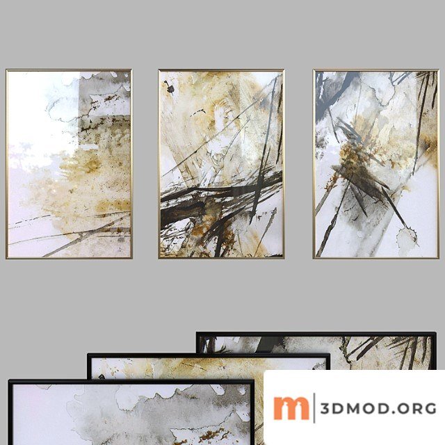 Picture On Canvas With Frame 027