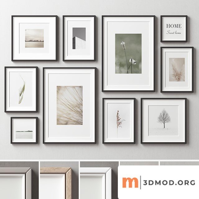Picture frames set -250