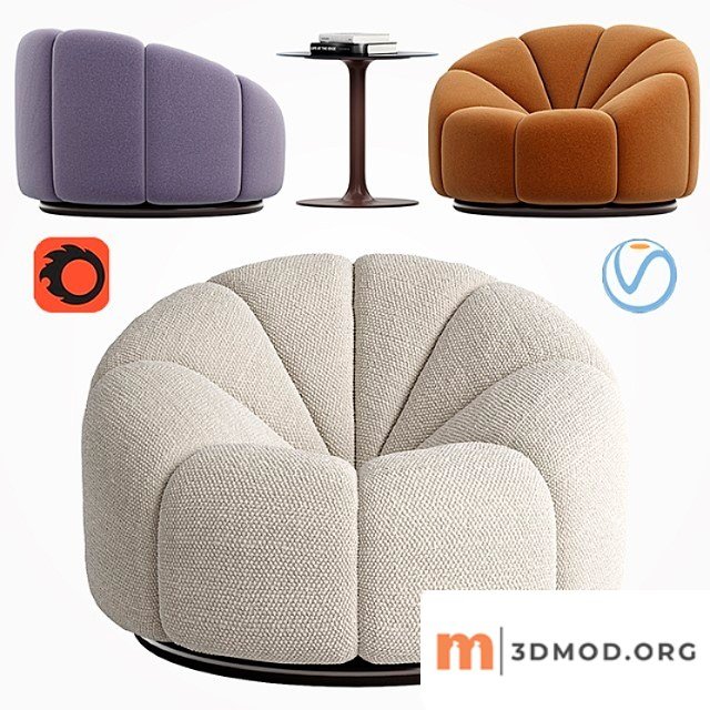 Pierre Paulin Fauteuil Alpha 2