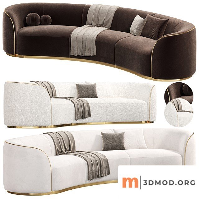 Pierre sectional sofa by cassoni, sofas 2