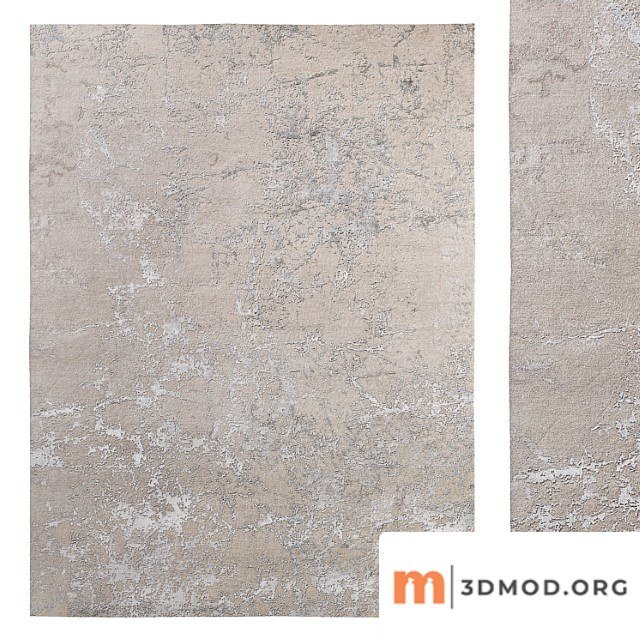 Pillar hand - knotted rug 666