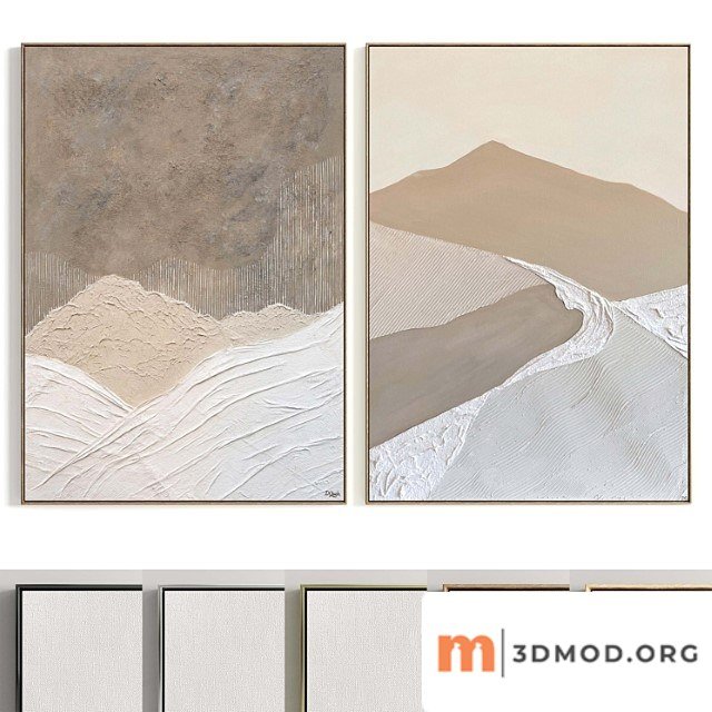Plaster Two Photo Frames T 360