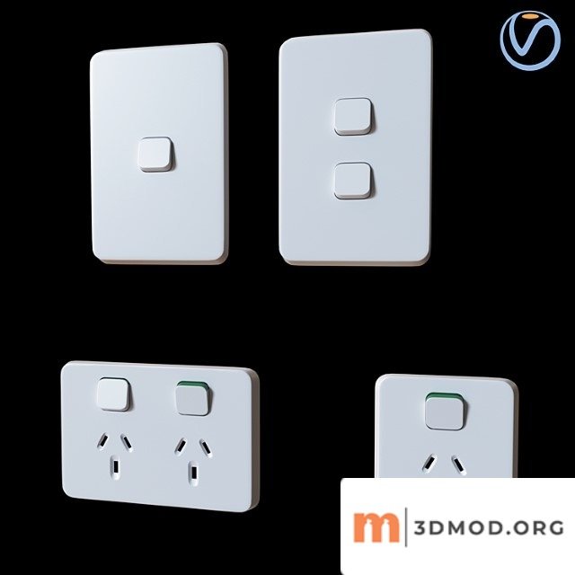 Plugs & switches australian clipsal iconic series