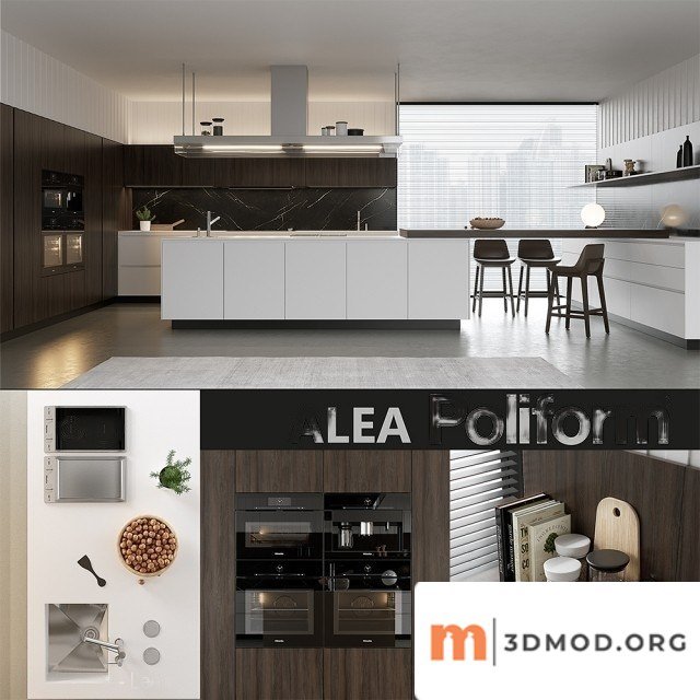 Poliform Alea 4 Kitchen