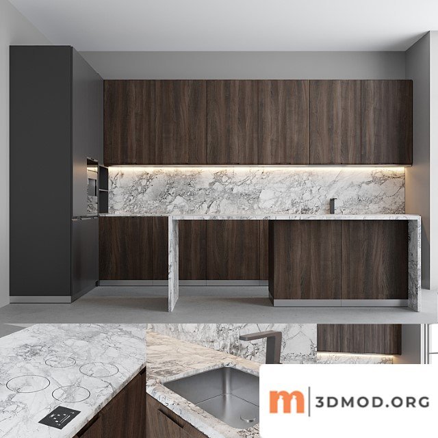 Porto Gray Kitchen