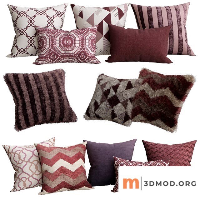 Purple Collection of Decorative Pillows