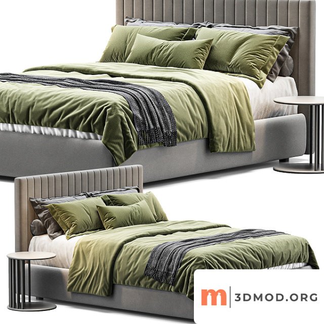 Queen Bed Clay Maison By Bolzan Letti
