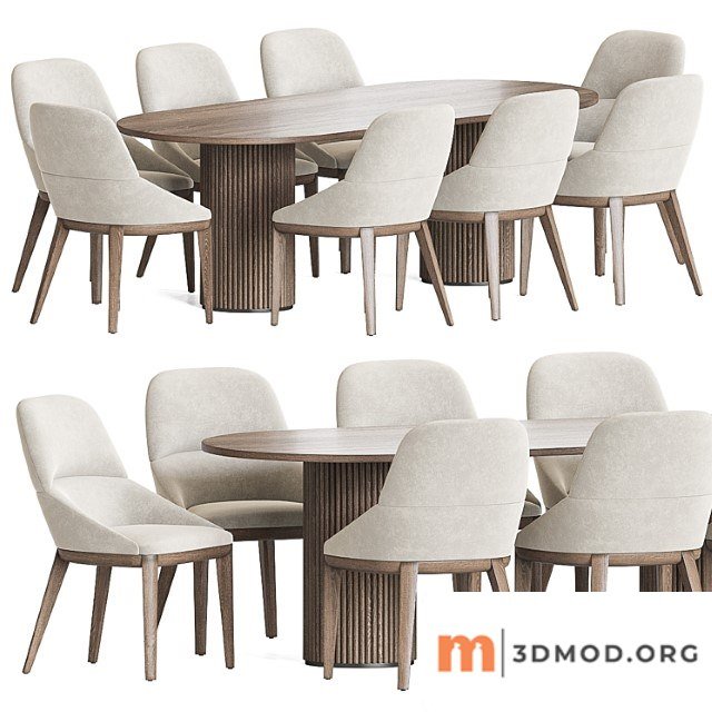 Queen Chair Campbell Table Dining Set