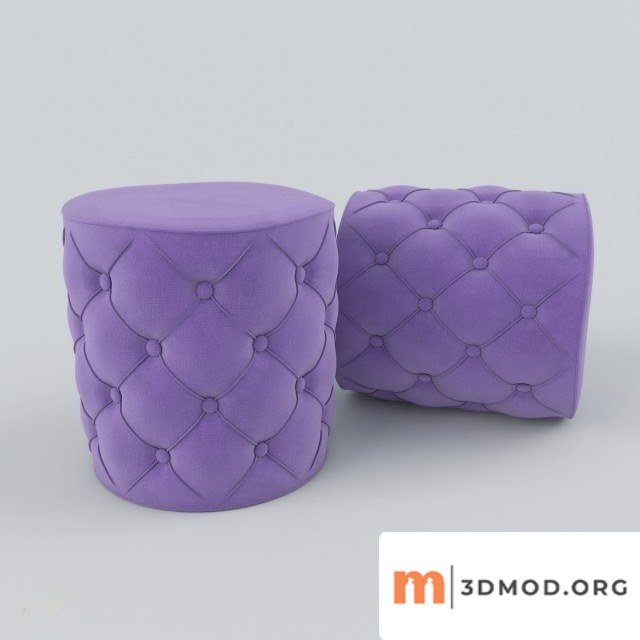Quilted Pouffe