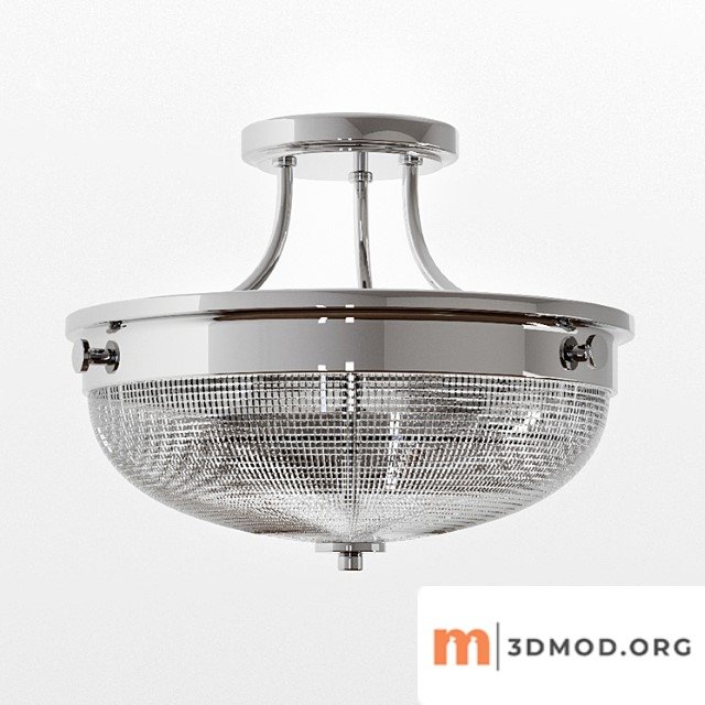 Quoizel ceiling lamp qz-mantle-sf-is