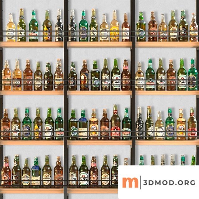Rack With Beer Alcohol