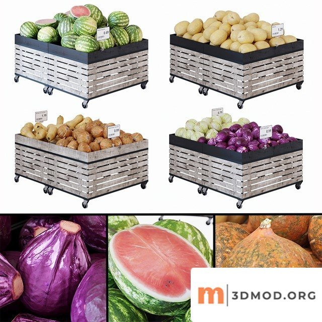 Racks for Vegetables Fruits