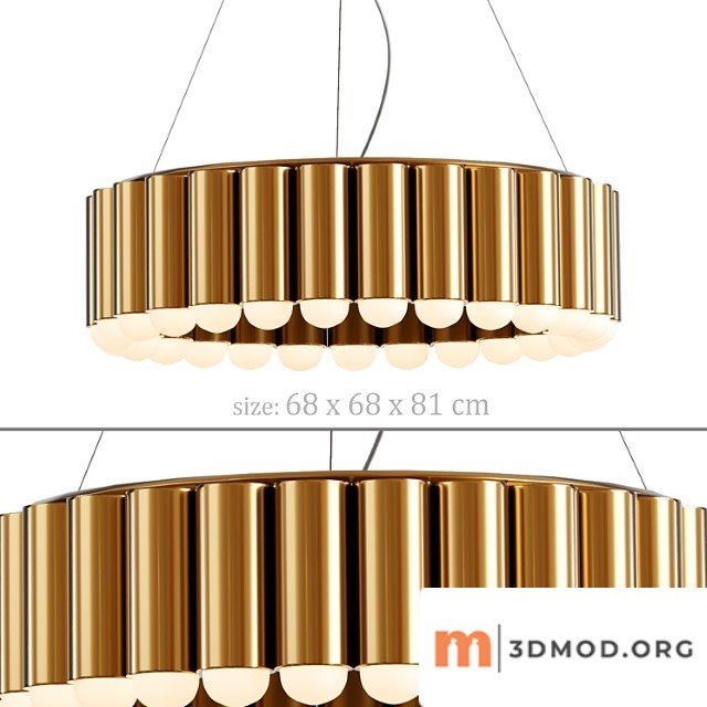 Radia gold 60 chandelier