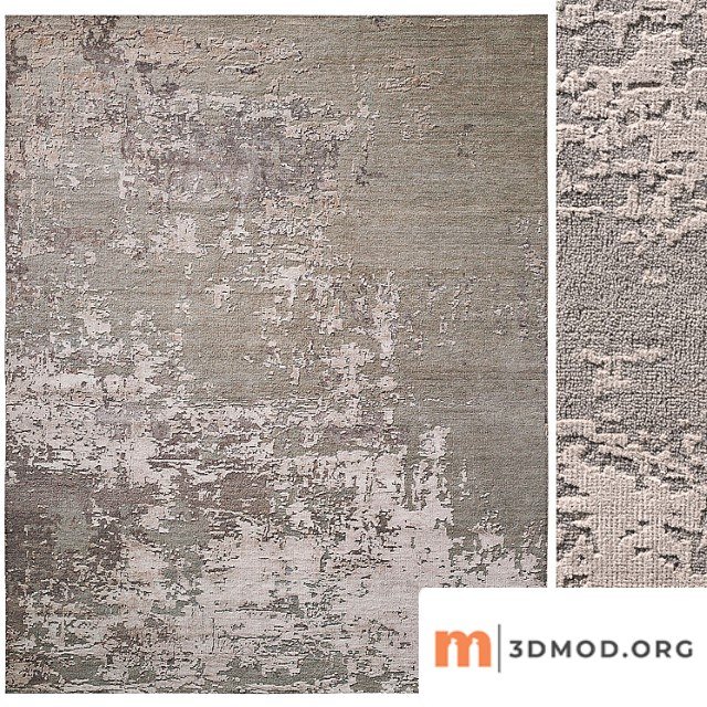 Raku hand-knotted rug