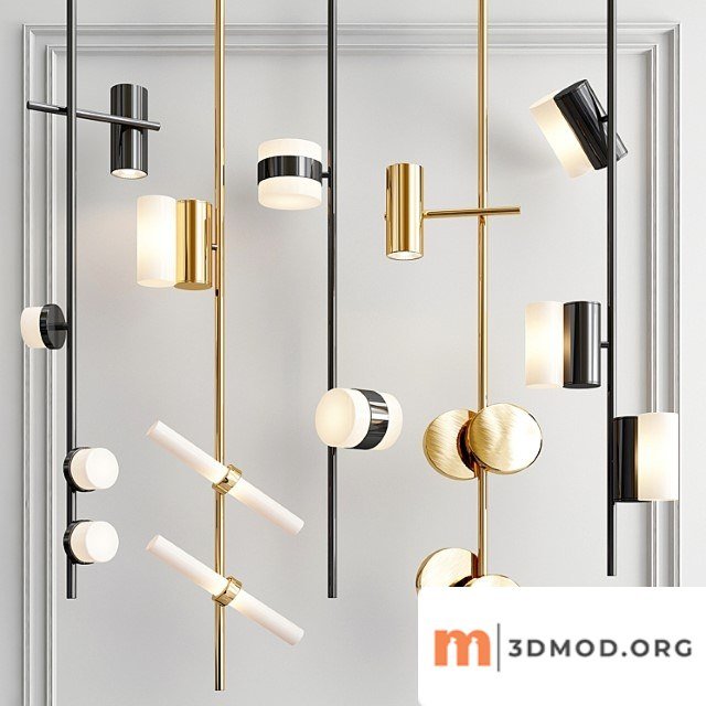 Rakumba typography pendant collection