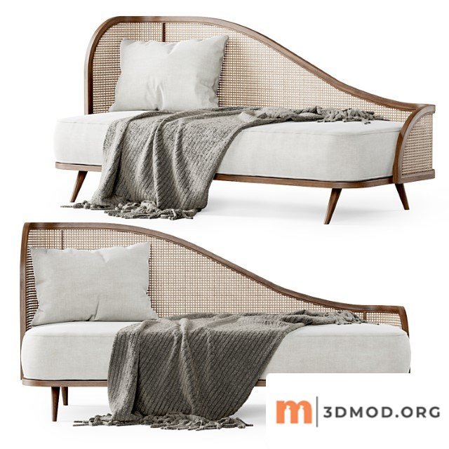 Rattan Bench