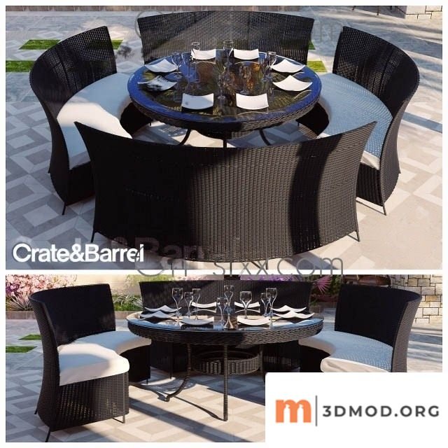 Rattan Dining Table