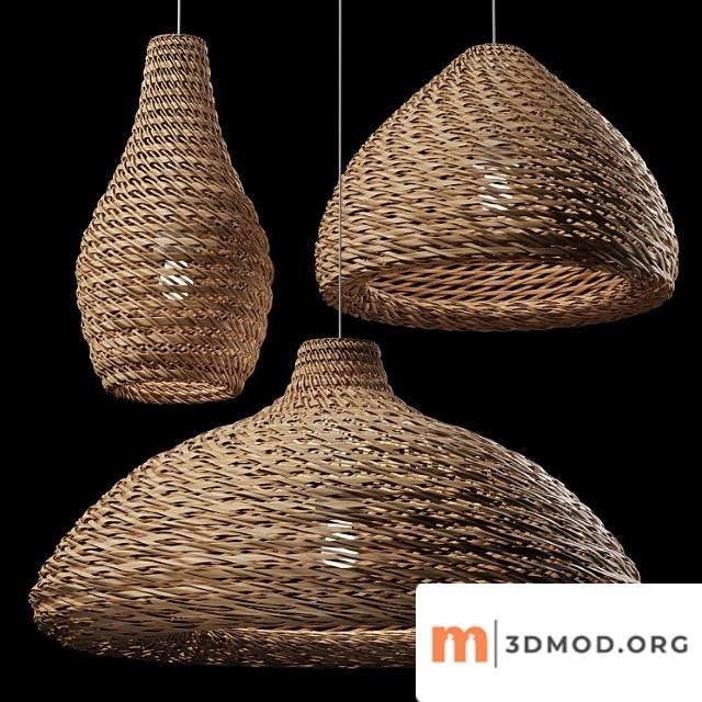 Rattan Pendant Light 08