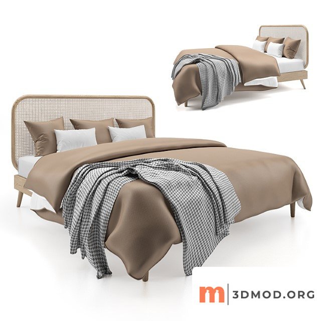 Rattan bed mb02 2