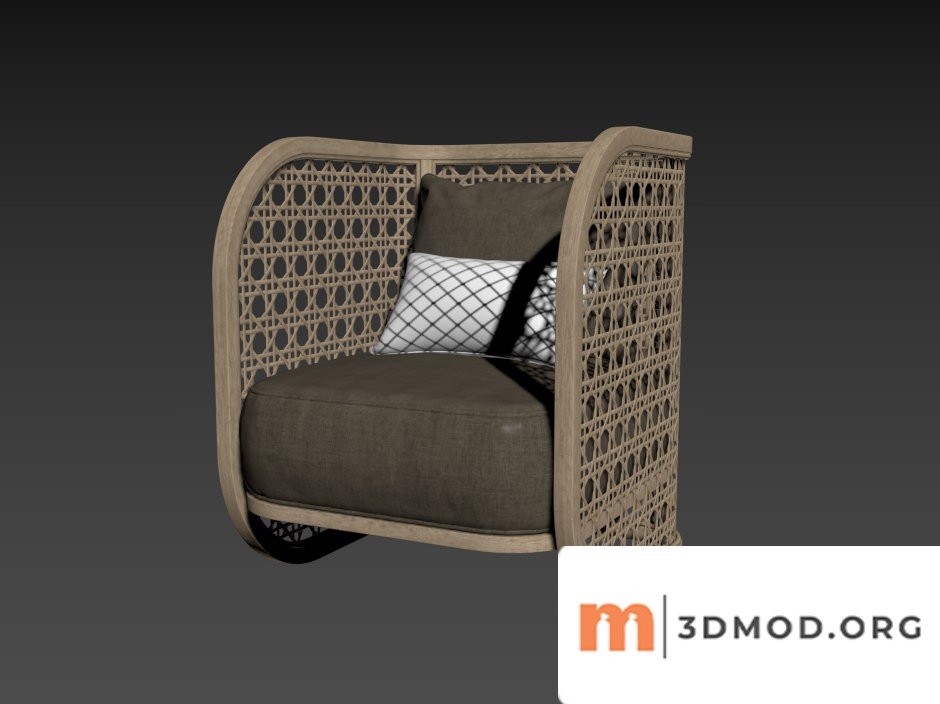 Rattan dining chair 2