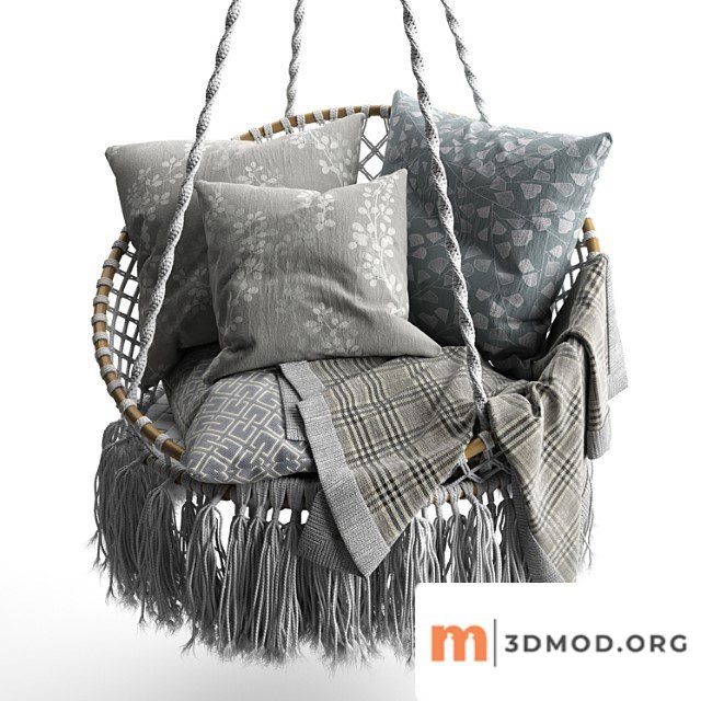 Rattan hammock spell macrame 2