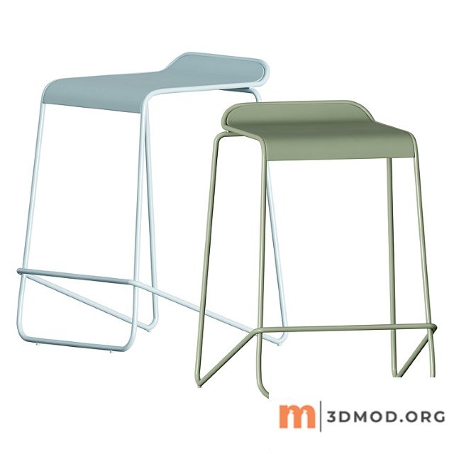 Ready stacking barstool