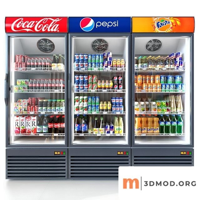 Refrigerator coca-cola