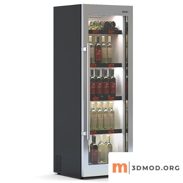 Refrigerator with wine
