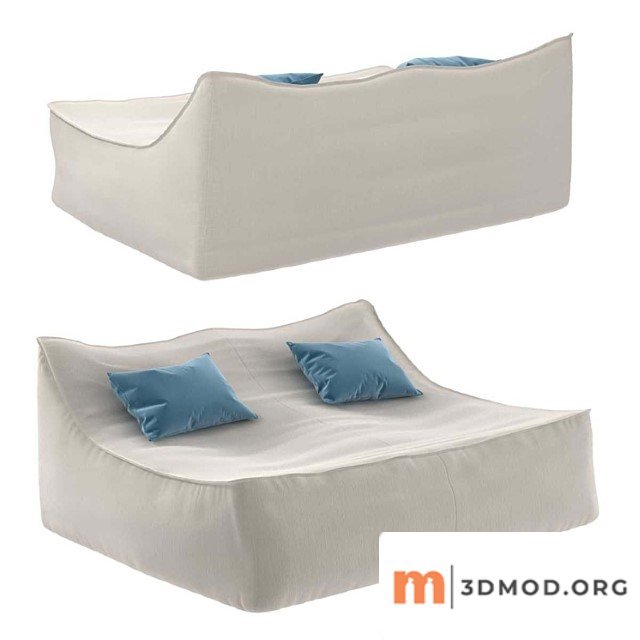 Restoration hardware ibiza double lounge chair 2