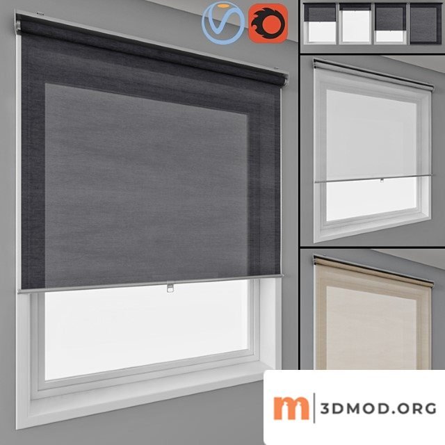 Roller blinds ikea and window