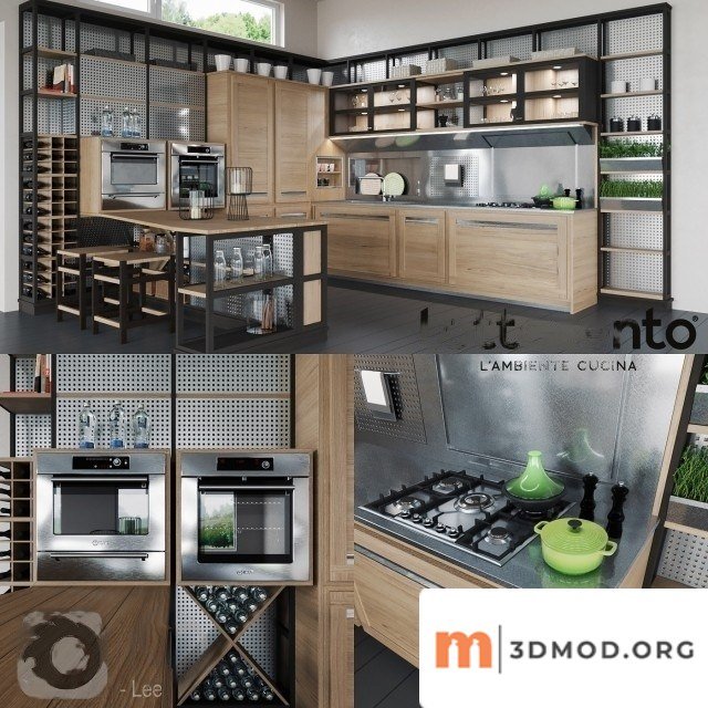 Roveretto kitchen by L Ottocento