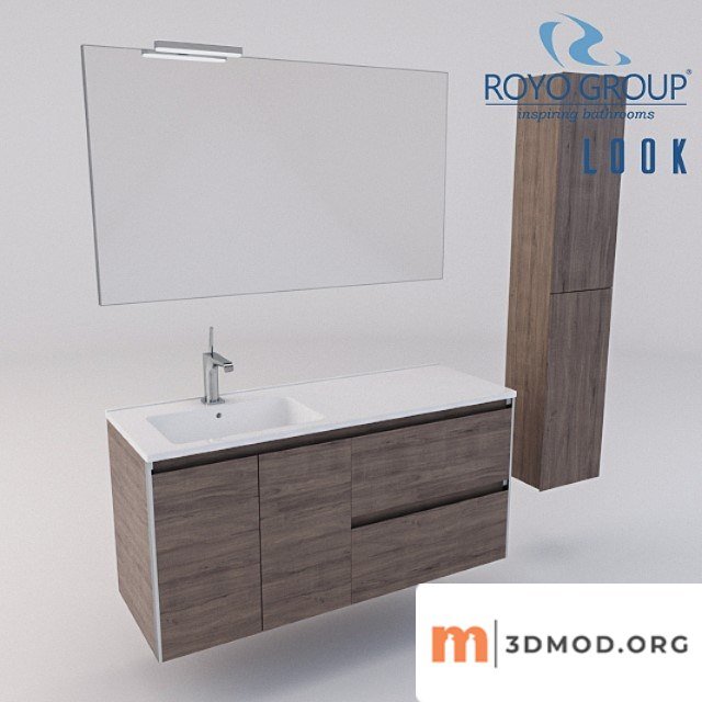 Royo Group Look 1200 Depth 44 2 Drawers 2 Doors