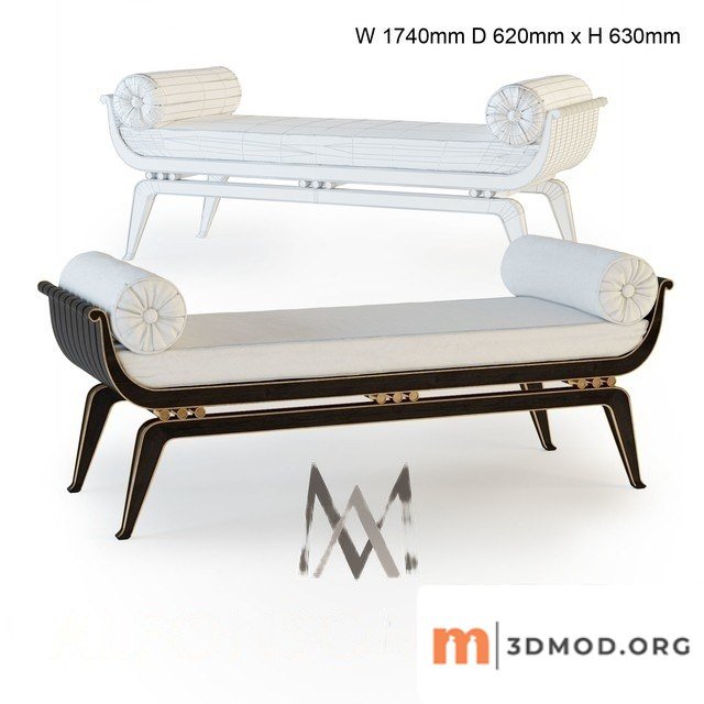 Sawa Alfonso Marina Ebanista Millau Bench