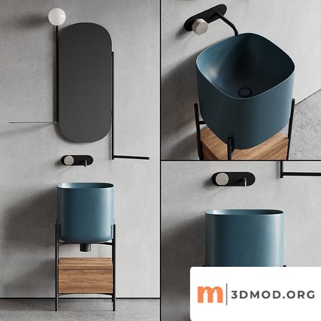 Scarabeo Ceramiche Diva Floor Standing Vanity Unit Set 2