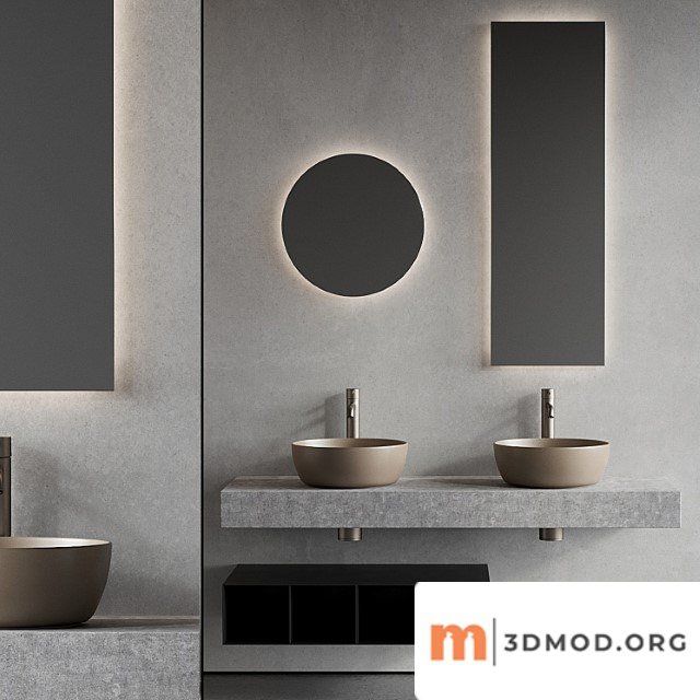 Scarabeo Ceramiche Topline Vanity Unit Set 2