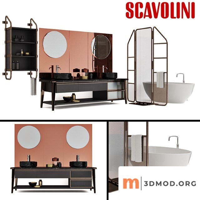 Scavolini Diesel Open Workshop Bathroom set