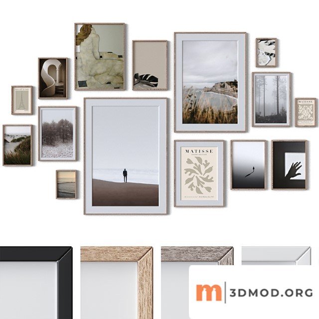 Set of 15 wall paintings 2324